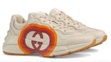Rhyton Sneakers with Interlocking G and Heart