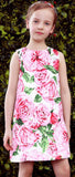 Roses Printed Jacquard Dress - DESIGNER INSPIRED FASHIONS