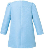 Owl-Embellished Jacquard Dress - DESIGNER INSPIRED FASHIONS