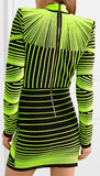 Neon Stretch Mini Dress