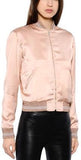 Embellished Satin Bomber Jacket - DESIGNER INSPIRED FASHIONS