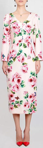 Roses Printed Dress