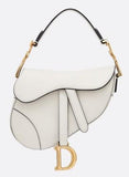 Saddle Calfskin Bag - White or Black