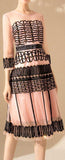 Embroidered Voile Dress