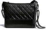 Gabrielle Hobo Leather Chain Bag