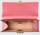Padlock GG Signature Top-Handle Leather Bag - (Black, Red, Pink) - DESIGNER INSPIRED FASHIONS