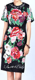 Floral Print Embellished Dress