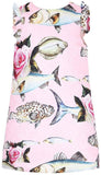 Fish Print Dress - DESIGNER INSPIRED FASHIONS