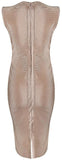 Stretch Sequin Dress - Blue or Nude/Beige
