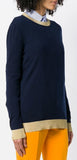 Perfectly Fitted Metallic Trim Sweater