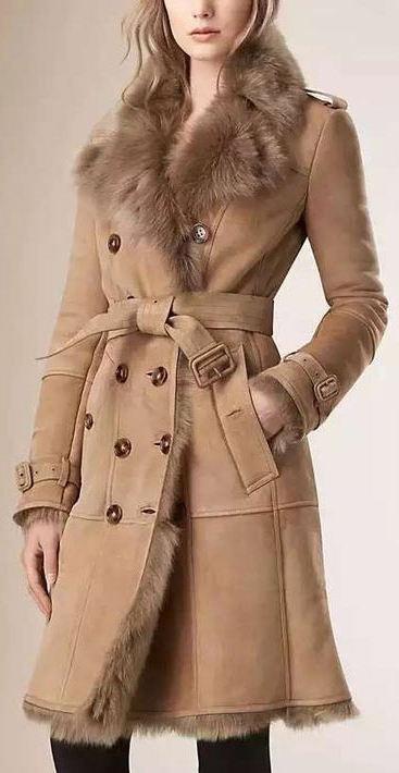Faux Suede & Fur Coat - DESIGNER INSPIRED FASHIONS
