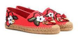 Locket-Flower-Jewel Embroidered Espadrilles-Red - DESIGNER INSPIRED FASHIONS