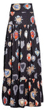 Sacred Heart Printed Maxi Skirt