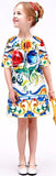 'Majolica' Print Dress - DESIGNER INSPIRED FASHIONS