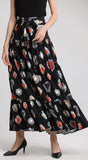 Sacred Heart Printed Maxi Skirt