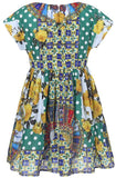 Mixed Print Dress - DESIGNER INSPIRED FASHIONS