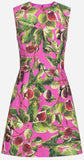 Printed Brocade Dress