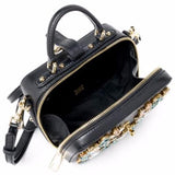 Embellished Camera Bag Black - DESIGNER INSPIRED FASHIONS