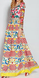 'Mambo' Print Gown - DESIGNER INSPIRED FASHIONS
