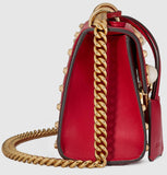 Padlock Pearl Studded Leather Shoulder Bag - (Various colors to choose from) - DESIGNER INSPIRED FASHIONS