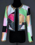 Multicolored Jacket & Skirt Set - DESIGNER INSPIRED FASHIONS