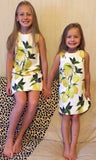 Lemon Print Dress - DESIGNER INSPIRED FASHIONS