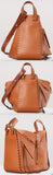 Laced Hammock Handbag, Tan