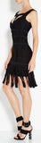 'Carley' Fringed Dress, Black - DESIGNER INSPIRED FASHIONS