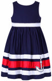Stripe & Anchor Print Dress - DESIGNER INSPIRED FASHIONS