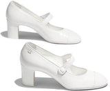 Calfskin Pumps, White