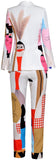 Printed Blazer and Pant Suit