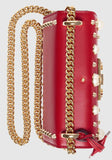 Padlock Pearl Studded Leather Shoulder Bag - (Various colors to choose from) - DESIGNER INSPIRED FASHIONS