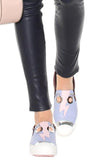 Embellished Leather Sneakers - DESIGNER INSPIRED FASHIONS