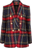 Tartan Tweed Blazer
