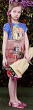 Postcard Print Dress - DESIGNER INSPIRED FASHIONS