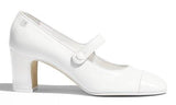 Calfskin Pumps, White