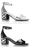 Silver Light Sandals in Silver or Black - DESIGNER INSPIRED FASHIONS