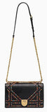 Diorama "Cannage" Motif Studded Bag with Multi-Coloured Murrines