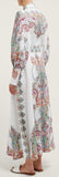 'Ninety-Six' Paisley-Print White Shirt-Dress
