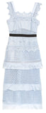 'Petunia' Ruffled Tiered Midi Dress - DESIGNER INSPIRED FASHIONS