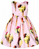 Gelato Print Print Dress - DESIGNER INSPIRED FASHIONS