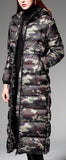 Camouflage Puffer Coat - DESIGNER INSPIRED FASHIONS