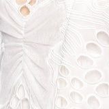 Butterfly Tulle Lace Dress in White - DESIGNER INSPIRED FASHIONS