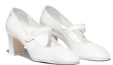 Calfskin Pumps, White