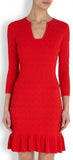 Knit Textured Stretchy Wool Dress - DESIGNER INSPIRED FASHIONS