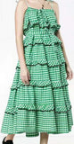 Gingham Ruffled Sundress