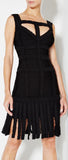 'Carley' Fringed Dress, Black - DESIGNER INSPIRED FASHIONS