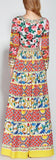 'Mambo' Print Gown - DESIGNER INSPIRED FASHIONS