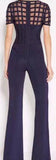 'Marianna' Caged Mesh Jumpsuit - DESIGNER INSPIRED FASHIONS