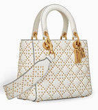 Supple Lady Dior Bag in Studded Cannage